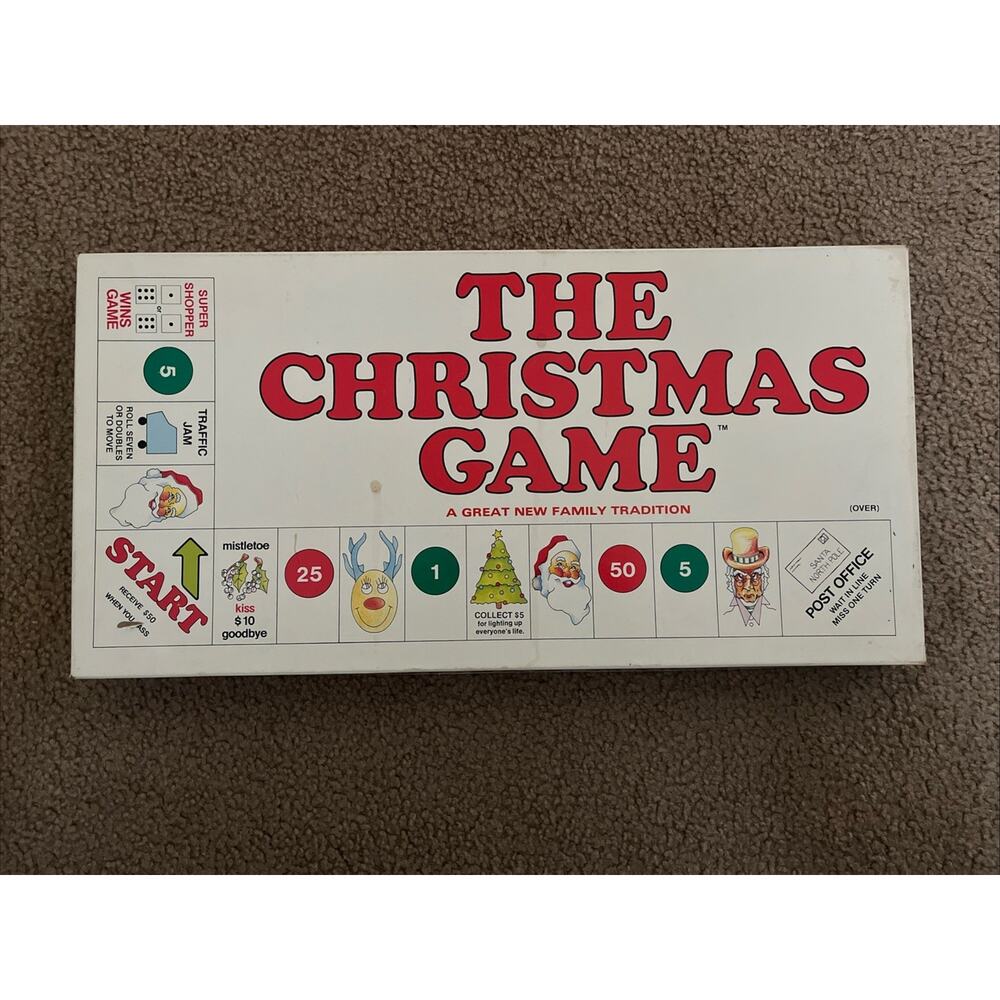 The Christmas Game- By Holiday Games -Vintage 1980 Board Game-Complete